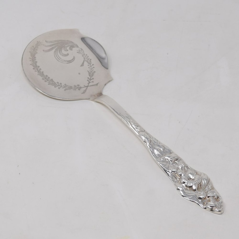 Raimond Tomato Server Silverplate Ornate Vintage Table Setting Vintage Floral